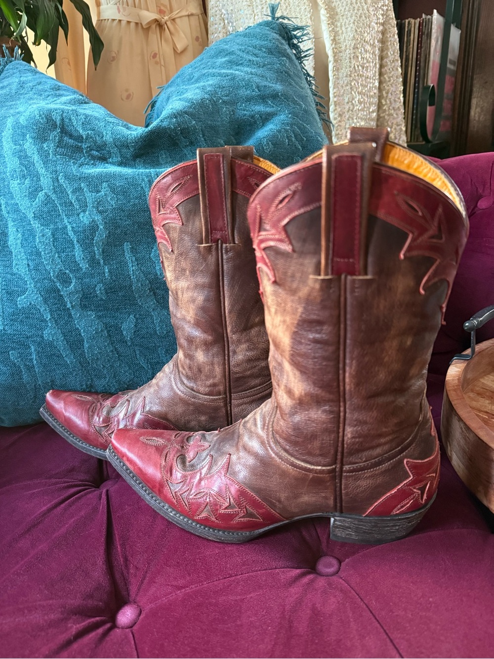 Old Gringo - Leather Western Cowboy Boots - Brown Red - Women’s 7